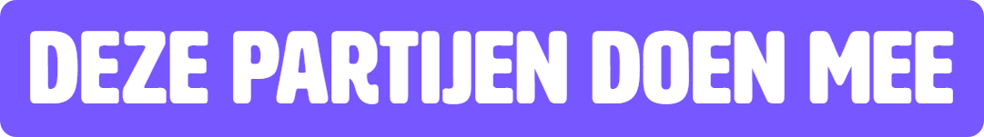 Deze partijen doen mee