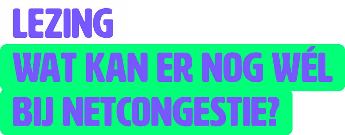 Lezing: wat kan er nog wél bij netcongestie?